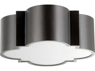 Cyan Design Wyatt 2-Light Noir Black Flush Mount C310065