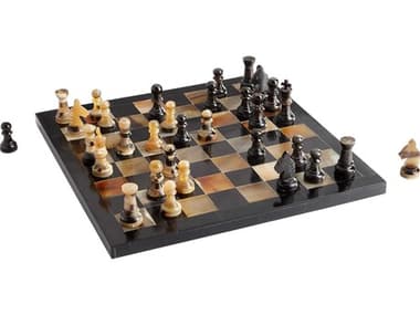Cyan Design Horn Checkmate Chess Board C310230