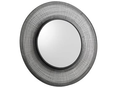Cyan Design Matrix Graphite Round Wall Mirror C310246