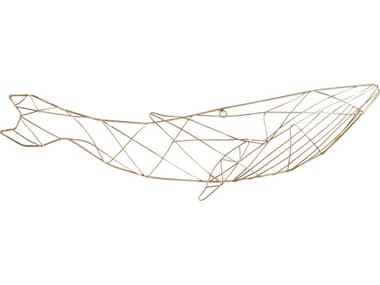 Cyan Design Whale Of A Gold Metal Wall Art C310389