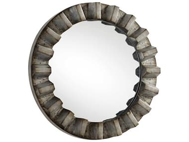 Cyan Design Argos Galvanized 16'' Round Wall Mirror C310396