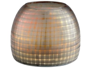 Cyan Design Combed Iridescent Gold Gradient Grid Vase C310465