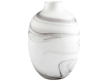 Cyan Design White Black Swirl Moon Mist Vase C310469