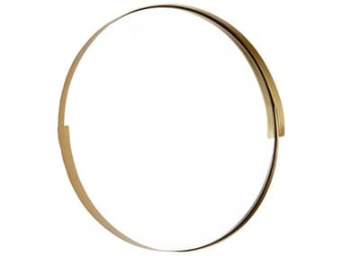 Cyan Design Gilded Gold Round Wall Mirror C310514