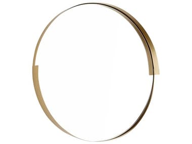 Cyan Design Gilded Gold Round Wall Mirror C310515