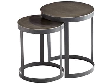 Cyan Design Monocroma Round Steel End Table C310734