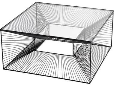 Cyan Design 31" Rectangular Glass Graphite Coffee Table C310841
