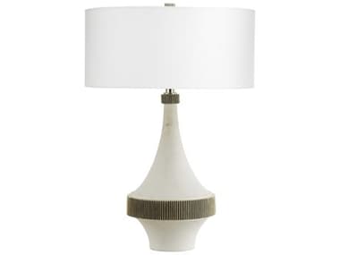Cyan Design Saratoga White Linen Shade And Liner Buffet Lamp C310960