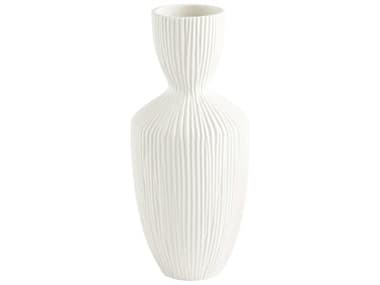 Cyan Design Bravo White 14'' High Vase C311208