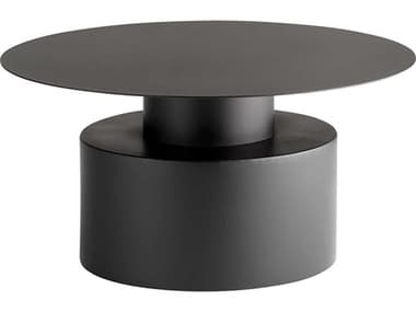 Cyan Design 31" Round Metal Graphite Coffee Table C311224
