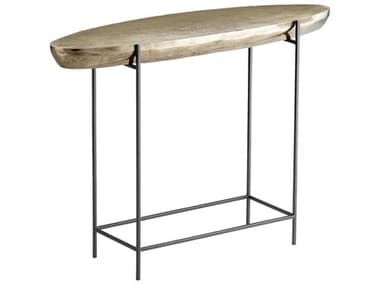 Cyan Design Pontoon Aged Gold Aged Gold 46'' Wide Oval Console Table C311327