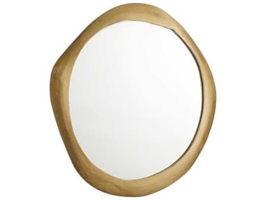 Cyan Design Hubbard Gold 33'' Round Wall Mirror C311354