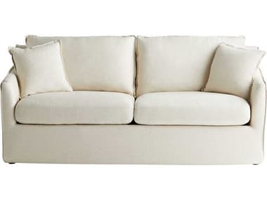 Cyan Design 81" White Cream Fabric Upholstered Sofa C311378