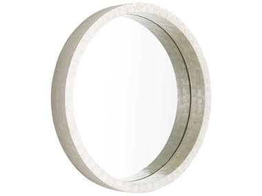 Cyan Design Triton White Round Wall Mirror C311592