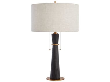 Cyan Design Wright Black Brass Wheat Linen Buffet Lamp C311714
