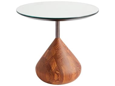 Cyan Design Round Mirror Natural End Table C311730