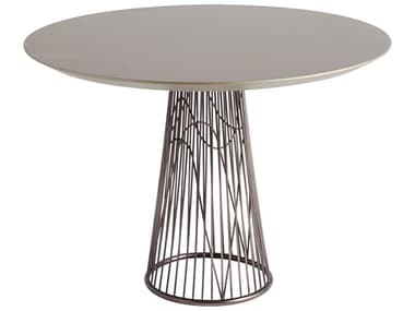 Cyan Design Suez Round Wood Onyx Grey End Table C311734