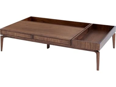 Cyan Design Rectangular Wood Brown Coffee Table C311735