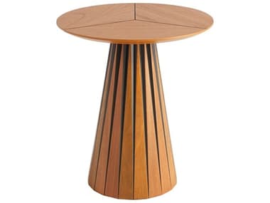 Cyan Design Bourbon Round Wood Brown End Table C311742