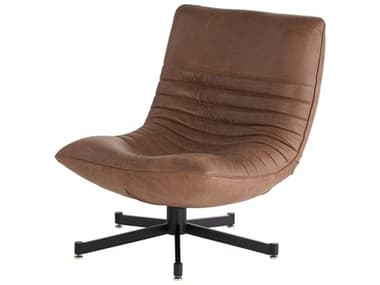Cyan Design Eduarda Brown Leather Accent Chair C311805