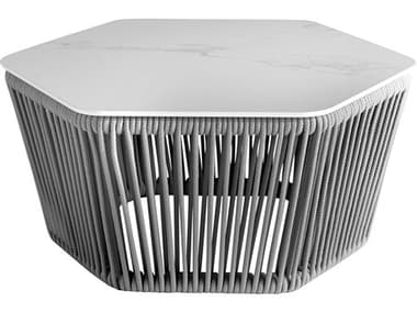 Cyan Design Hexagon Porcelain Grey Coffee Table C311821
