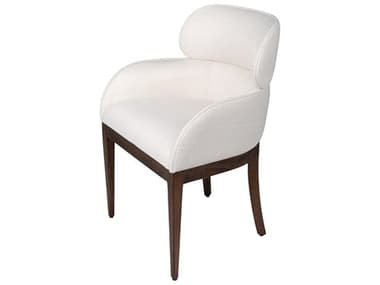 Cyan Design White Upholstered Arm Dining Chair C311826