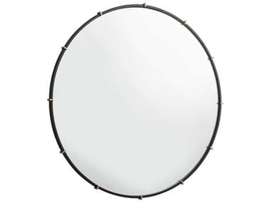 Cyan Design Klipp Black Round Wall Mirror C311889