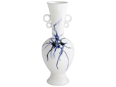 Cyan Design White Cobalt Blue Black Nola Vase C311923