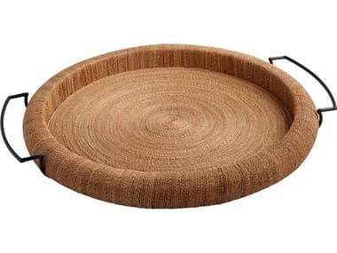 Cyan Design Montego Natural Matte Black Serving Tray C312289