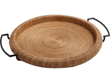 Cyan Design Montego Natural Matte Black Serving Tray C312290
