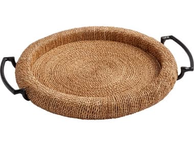 Cyan Design Montego Natural Matte Black Serving Tray C312291