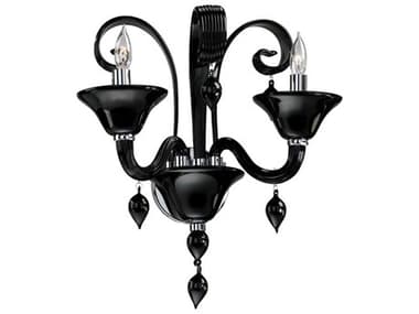 Cyan Design Treviso 2-Light Chrome Black Traditional Wall Sconce C35283214