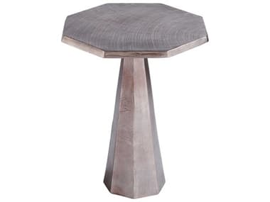 Cyan Design 19" Octagon Metal Textured Bronze End Table C39810