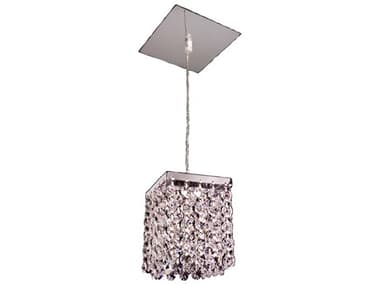 Classic Lighting Bedazzle 1-Light Chrome Mini Pendant C816101CP