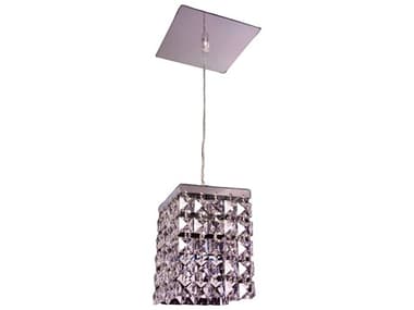 Classic Lighting Bedazzle 1-Light Chrome Mini Pendant C816101CPSQ