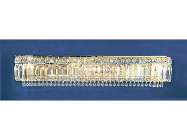 Classic Lighting Ambassador 4-Light 24k Gold Plate Crystal Vanity Light C81625GCP