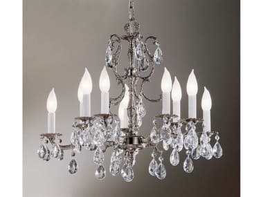 Classic Lighting Barcelona 10-Light Millennium Silver Traditional Candelabra Chandelier C85210MS