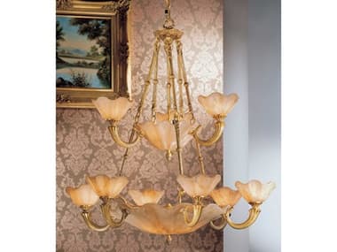 Classic Lighting Atlantis 39" Wide 16-Light Honey Bronze Traditional Bowl Tiered Chandelier C855209HBZ