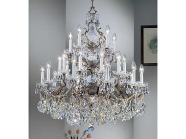 Classic Lighting Madrid Imperial 36" Wide 25-Light Bronze Traditional Candelabra Tiered Chandelier C85545