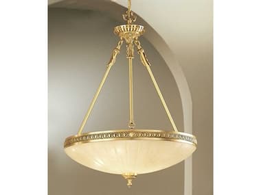 Classic Lighting Devon 3-Light Satin Bronze Brown Patina Traditional Bowl Pendant C855505SBB