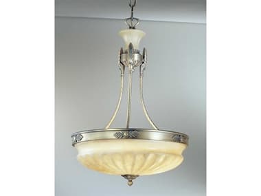 Classic Lighting Marie Antoiniette 21" 3-Light Brushed Bronze Traditional Bowl Pendant C856324BBZ