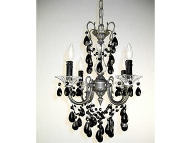 Classic Lighting Via Venteo 4-Light Roman Bronze Traditional Candelabra Chandelier C857004RBCBK