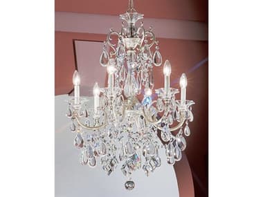 Classic Lighting Via Venteo 6-Light Silverstone Traditional Candelabra Chandelier C857006SSC