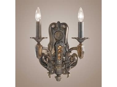 Classic Lighting Castillio De Bronce 2-Light Aged Bronze Traditional Wall Sconce C857332AGBAI