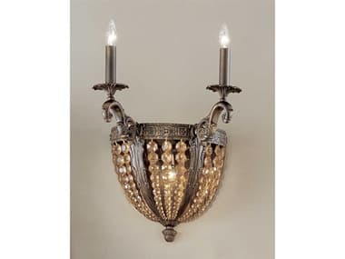 Classic Lighting Merlot 2-Light Aged Bronze Traditional Wall Sconce C85762AGBAI