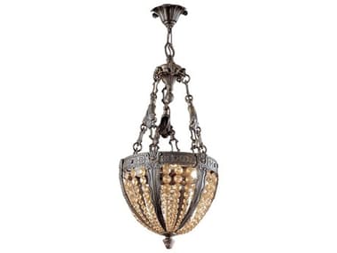 Classic Lighting Merlot 3-Light Aged Bronze Traditional Pendant C85763AGBAI