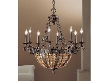 Classic Lighting Merlot 12-Light Aged Bronze Traditional Candelabra Chandelier C85768AGBAI