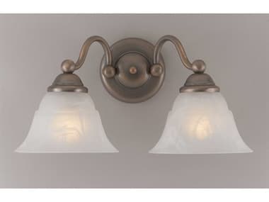 Classic Lighting Providence 2-Light Antique Copper Traditional Wall Sconce C869622ACPWAG