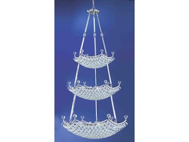 Classic Lighting Solitaire 57-Light Chrome Traditional Tiered Chandelier C869779CHCP