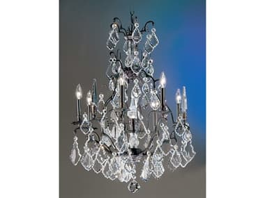 Classic Lighting Versailles 7-Light Antique Bronze Traditional Candelabra Tiered Chandelier C88007AB